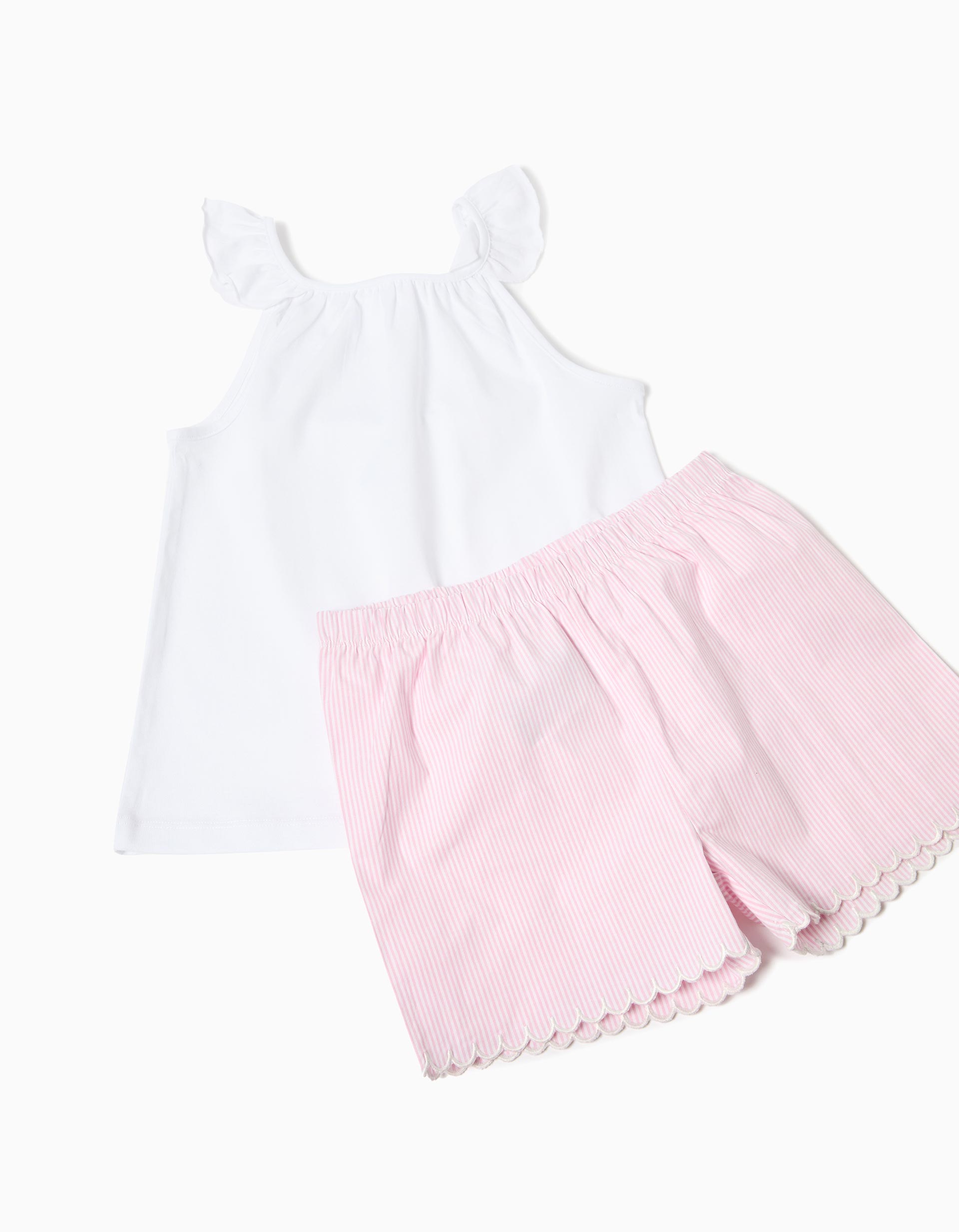 Pijama, Menina, Branco