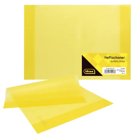 Idena Heftschoner A4, transparent gelb