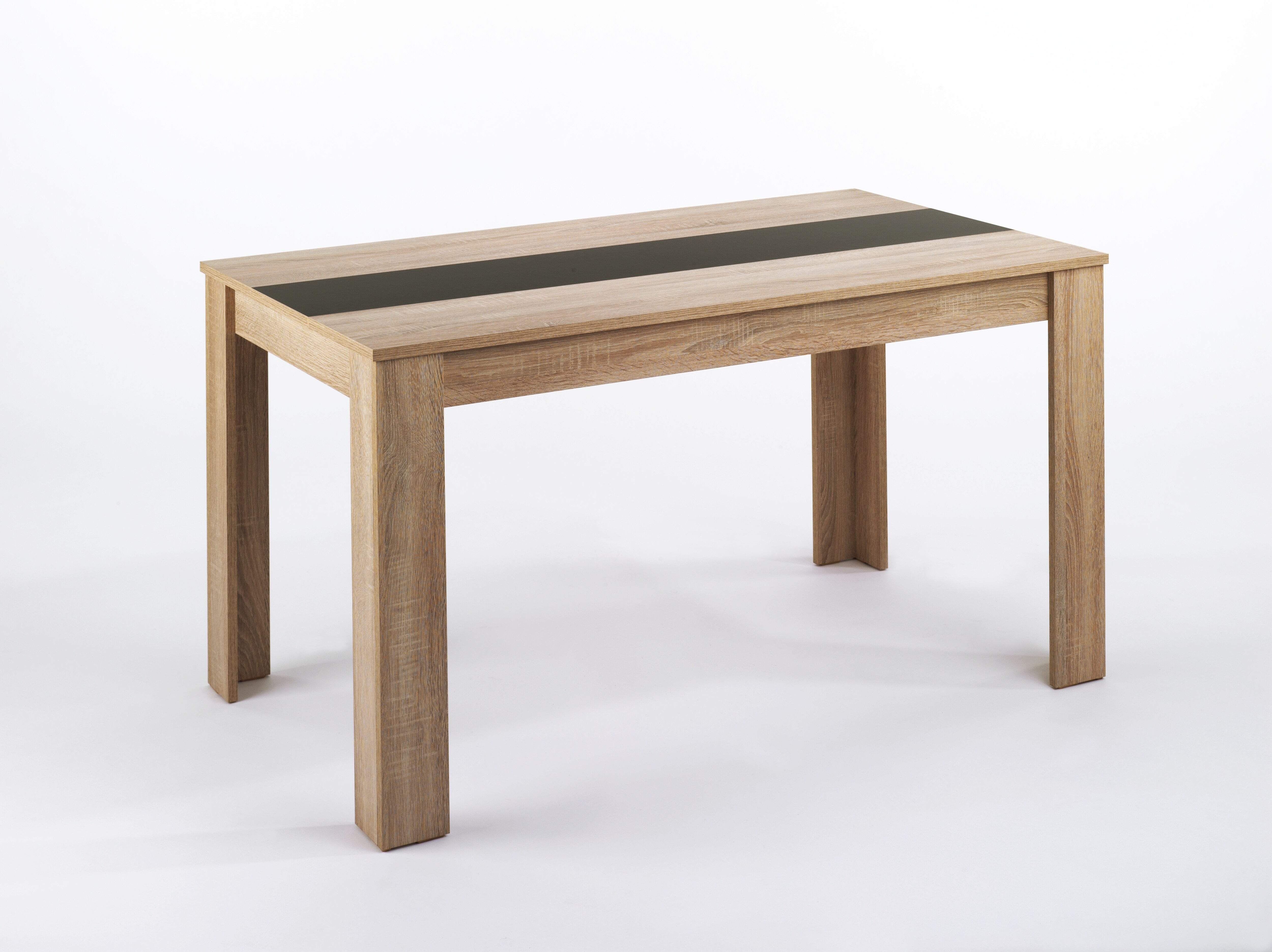 byLIVING Esstisch NORI, Breite 160 cm, Artisan Eiche (Eiche-Optik)/schwarz