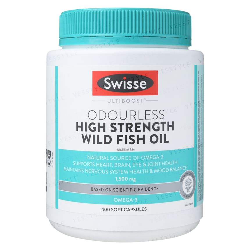 Swisse - Ultiboost geurloze, zeer sterke wilde visolie