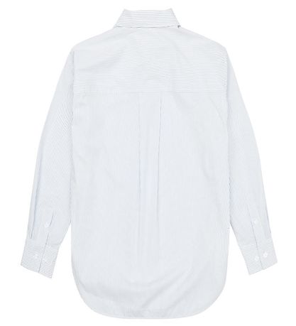 Designers Remix Hemd - Oversized - Aiden - White/Blue Streifen