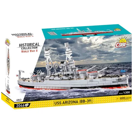 Cobi 4843 Historical Collection - USS Arizona (BB-39)