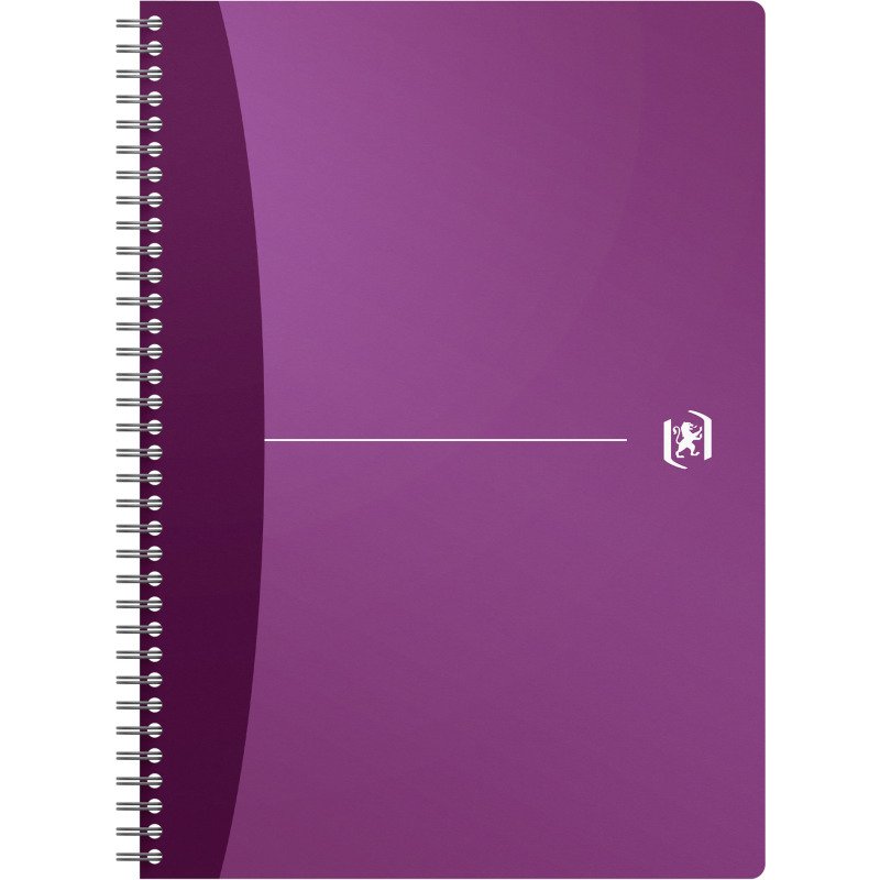 Cahier spirale Oxford Urban mix A4 21 x 29,7 cm - petits carreaux - 100 pages