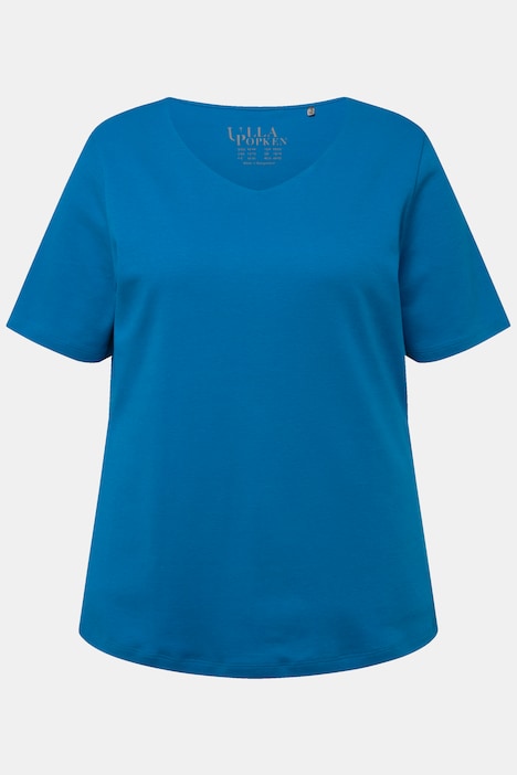 Shirt, doppellagige Vorderseite, Slim, Rundhals, Halbarm