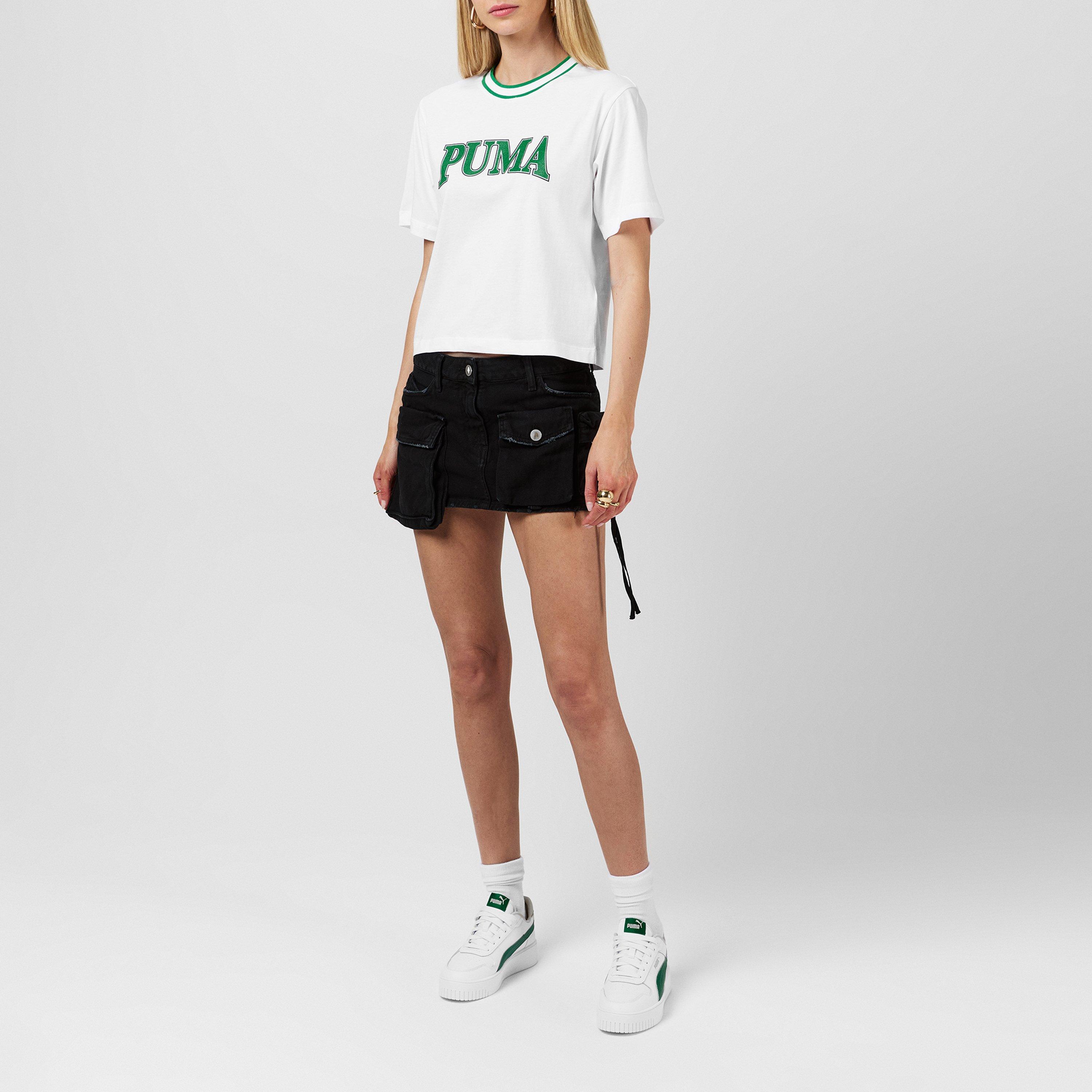 Puma Squad Graphic Tee T Shirt Womens