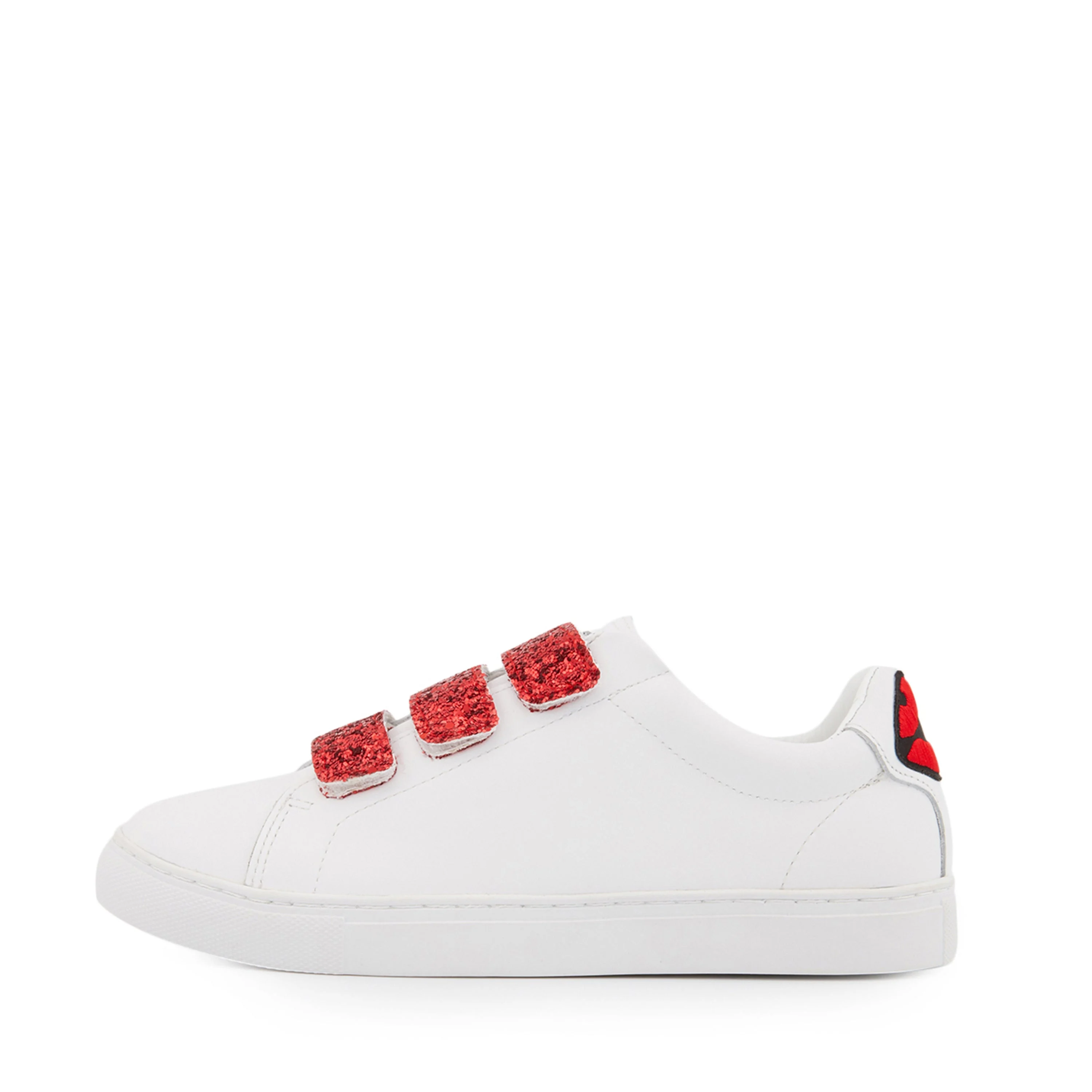 EDITH BACK LIPS - Sneakers en cuir | Blanc