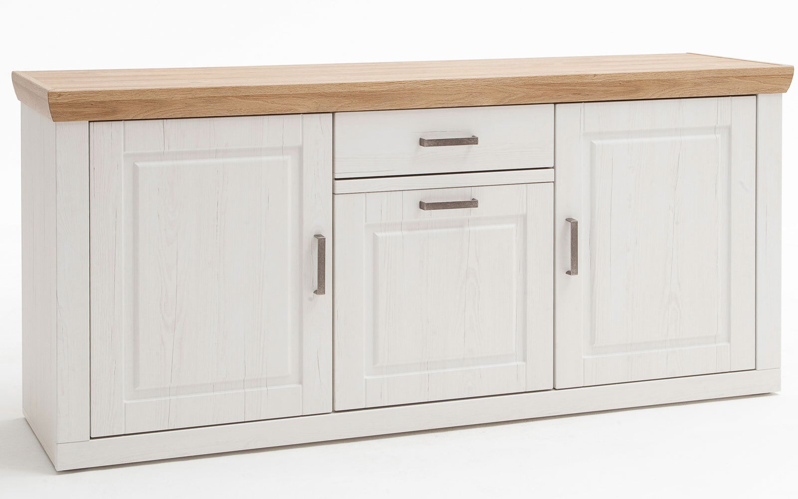 Sideboard 183 cm NB Pinie Aurelio weiß /Grandson Oak braun