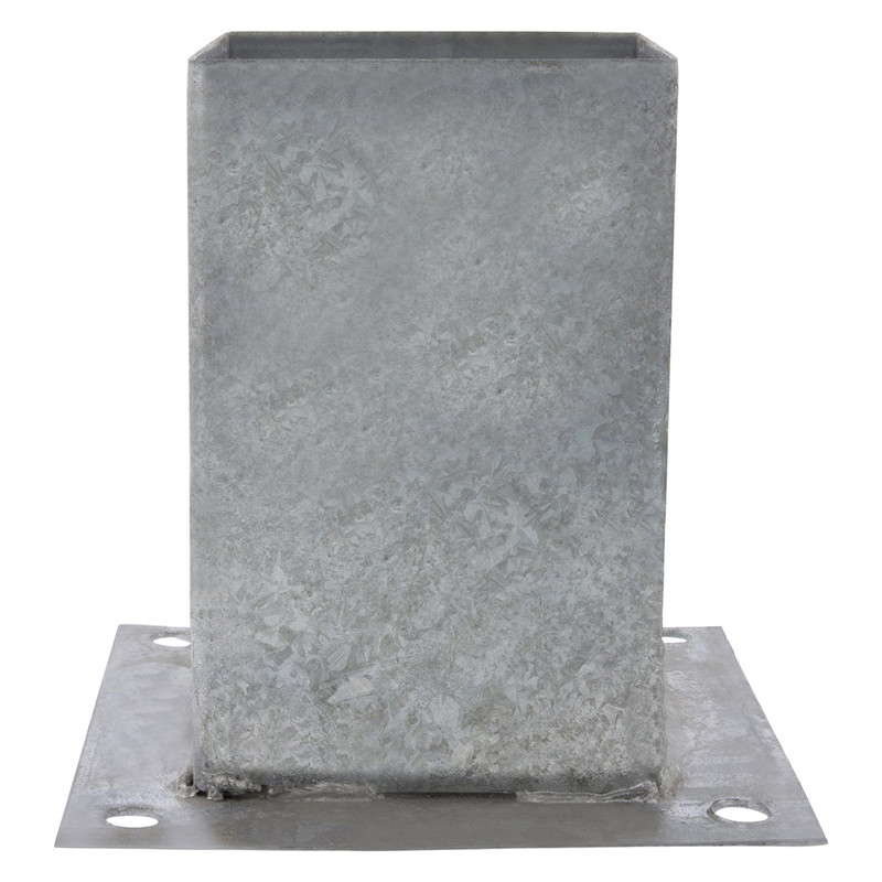 Paalhouder met plaat 91x91mm