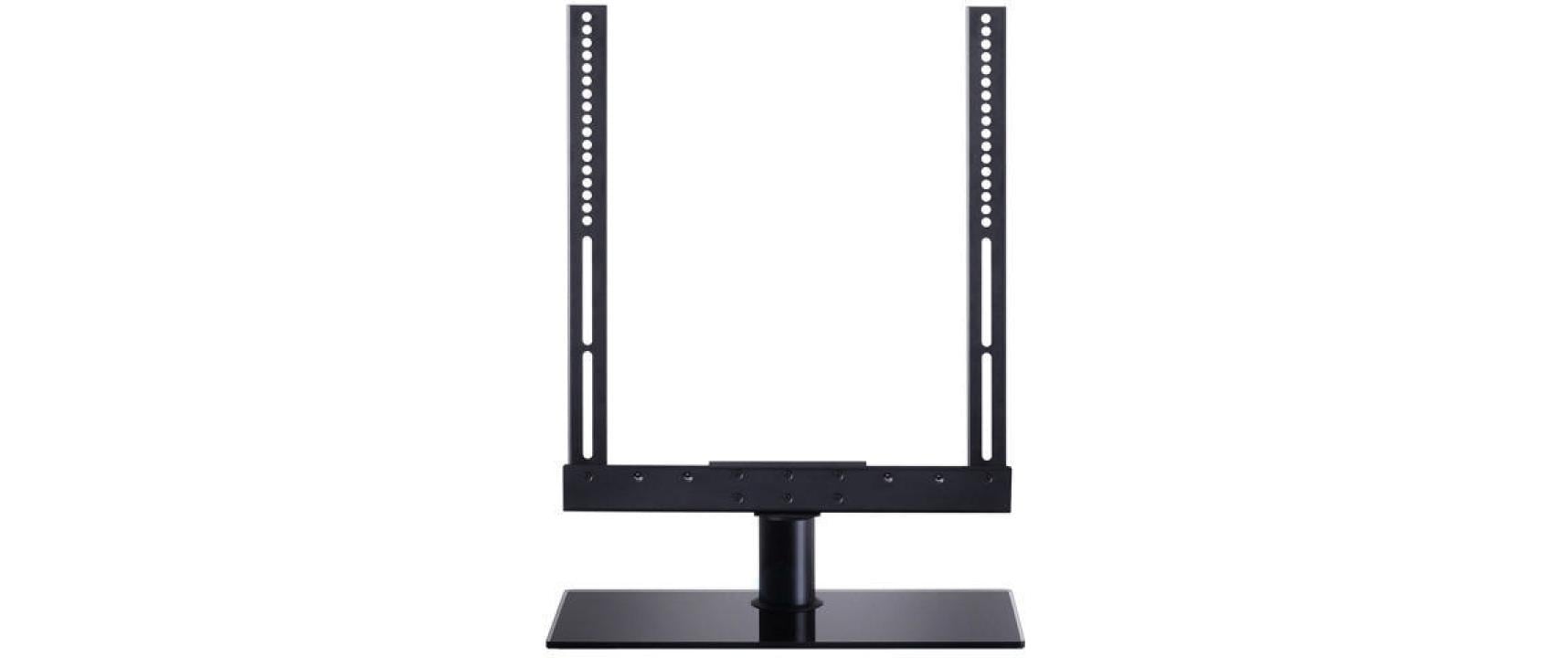 Monitor-Standfuss L 1121 bis 40 kg – Schwarz<br>Tischständer