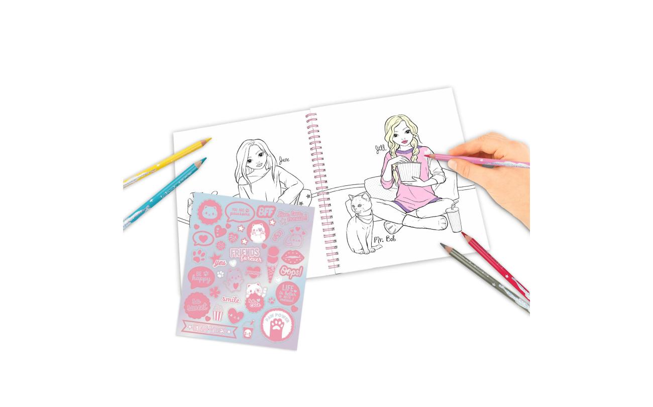 TOPModel kleurboek CUTIE STAR