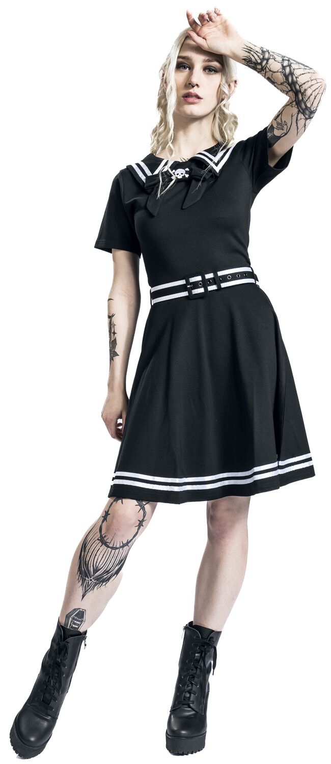 Sailor Skater Dress | Jawbreaker Robe mi-longue