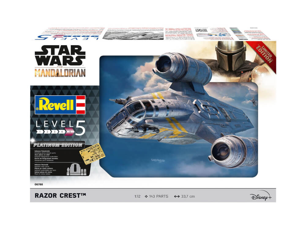 The Mandalorian: Razor Crest Platinum Edition, Revell Modellbausatz Star Wars