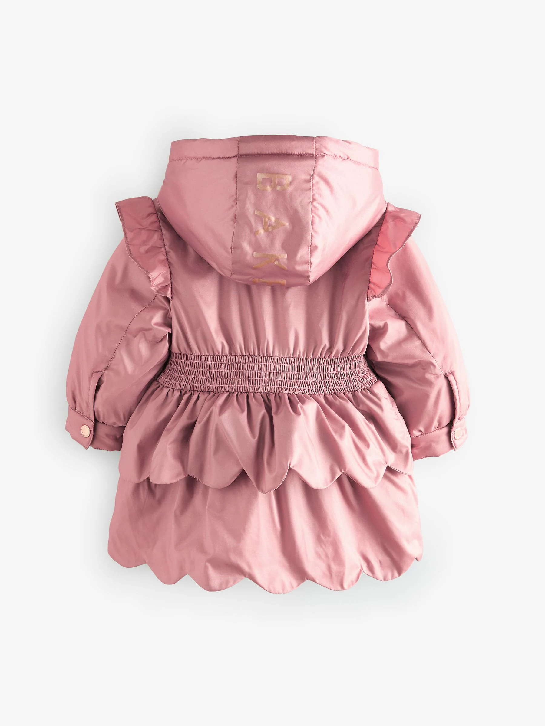 Baker by Ted Baker roze regenbestendige lichtgewicht regenjas met geschulpte rand