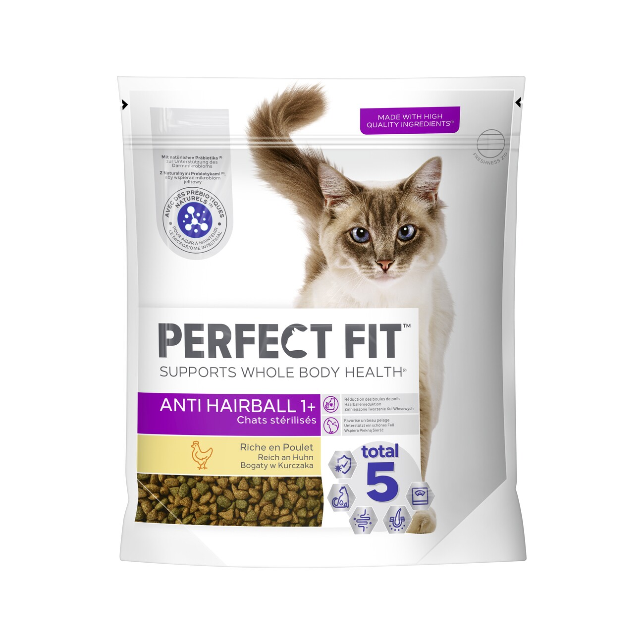 PERFECT FIT Anti-Hairball 1+ mit Huhn 1,4 kg