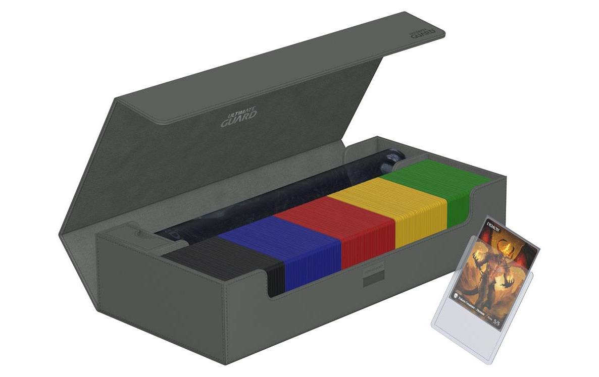 Kartenbox XenoSkin Superhive 550+ GrauHochwertige Box für Sammelkarten in Standardgrösse