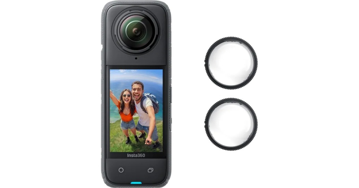 Insta360X4 videocamera  (Zwart, 8K, 360°)
