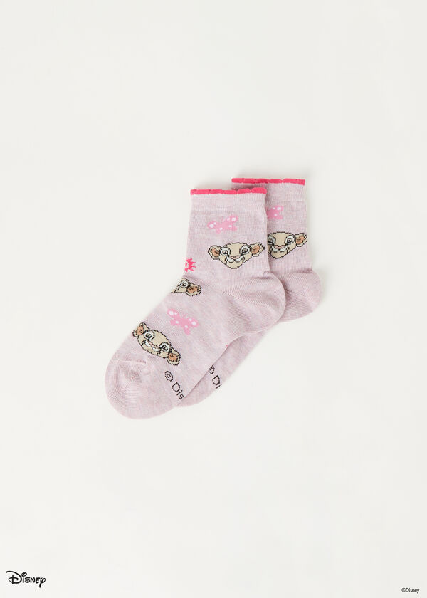 Meias curtas estampadas infantis