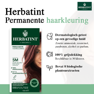 Herbatint Haarverf Gel - 5M Licht Mahony Kastanje 150ML