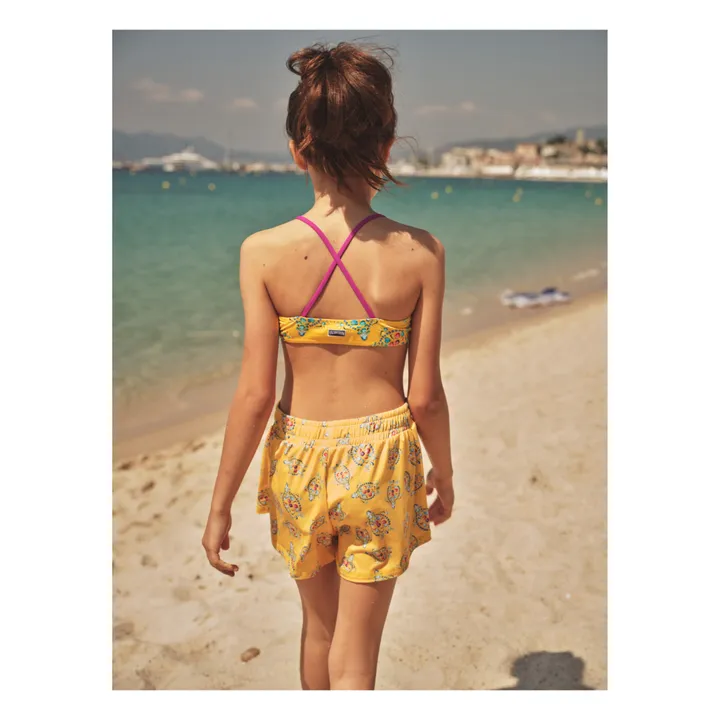 Vilebrequin Maillot 2 Pièces Galac Tortue | Jaune