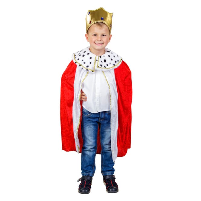 Kostüm - Kleiner König - für Kinder - 2-teilig - Größe