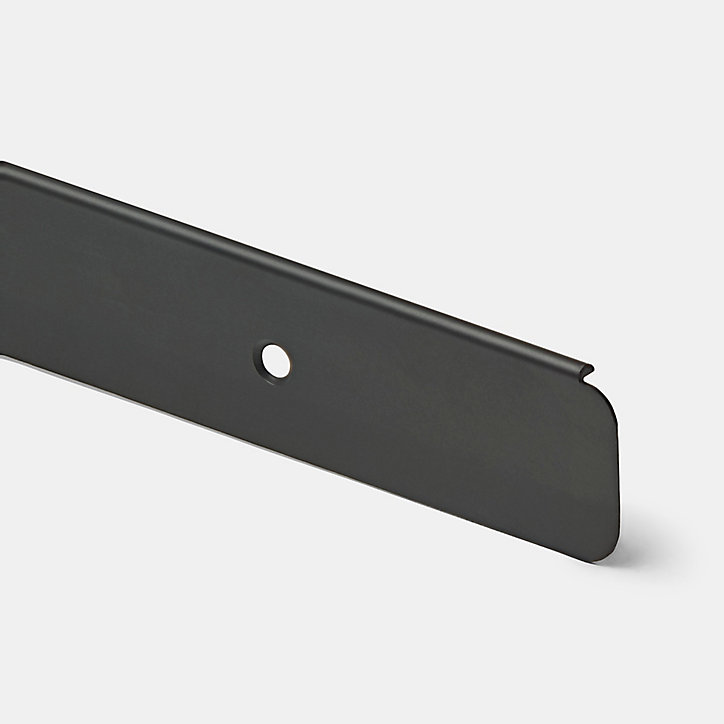 Profil de finition pour plan de travail GoodHome Nantua Noir l. 30 mm x H. 28 mm