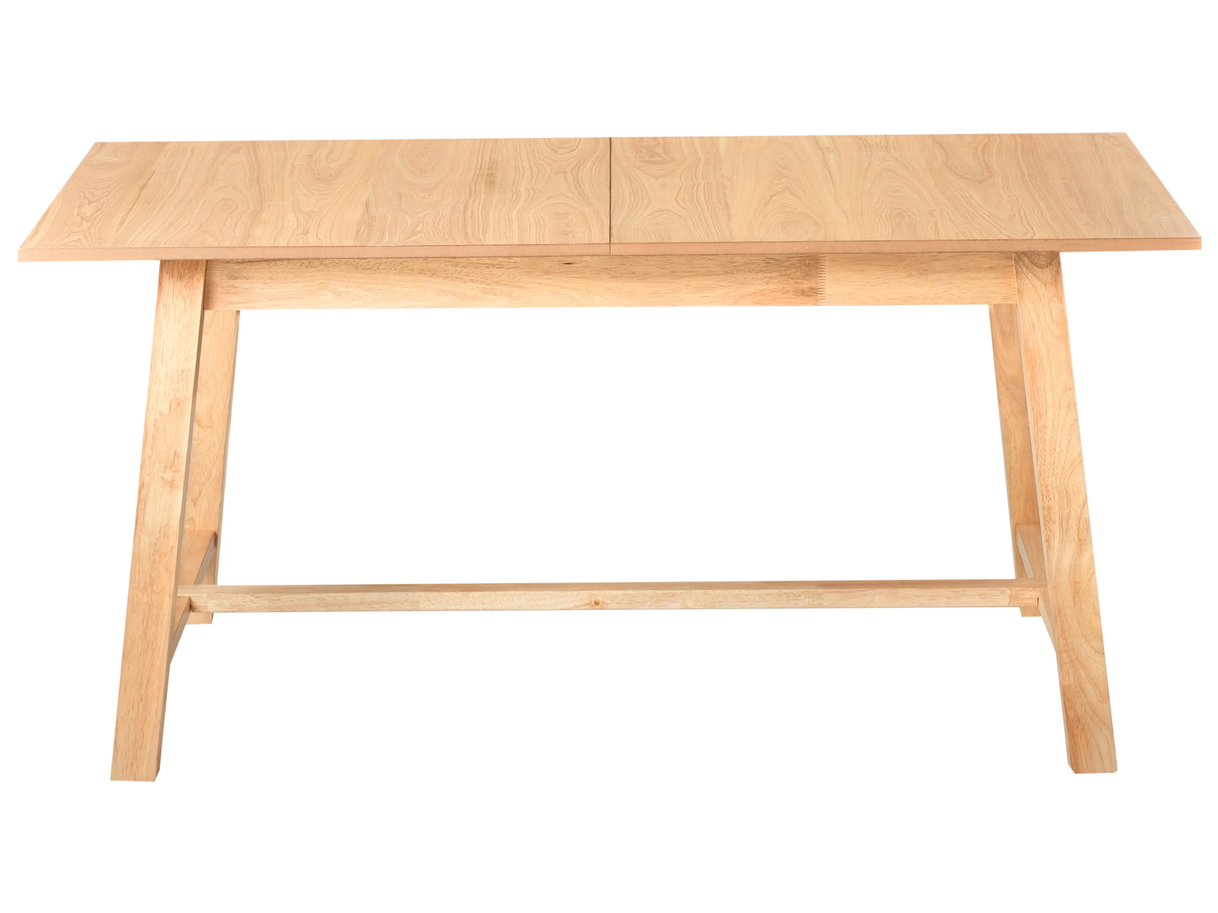 Eettafel uitschuifbaar BARNES Licht essenhout 90 cm 160/200 cm