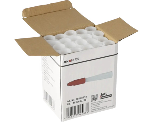Akkit 735 Cartridge Tips met Doppen Verpakking = 20 stuks