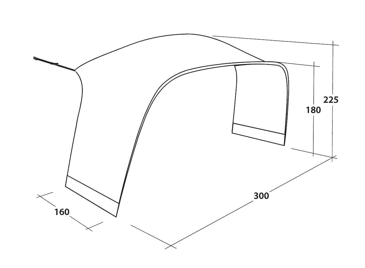 Wakefield M Tent Connector
