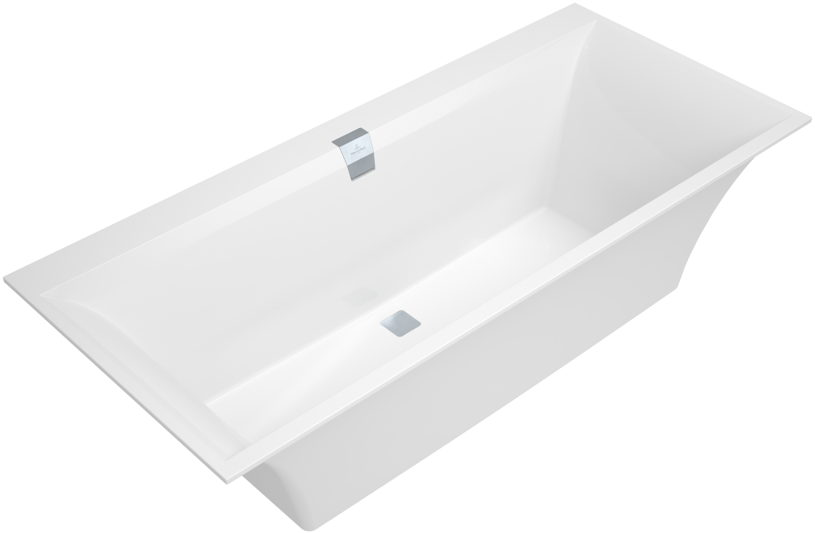 Villeroy & Boch Squaro Edge inbouw ligbad 170x75cm wit