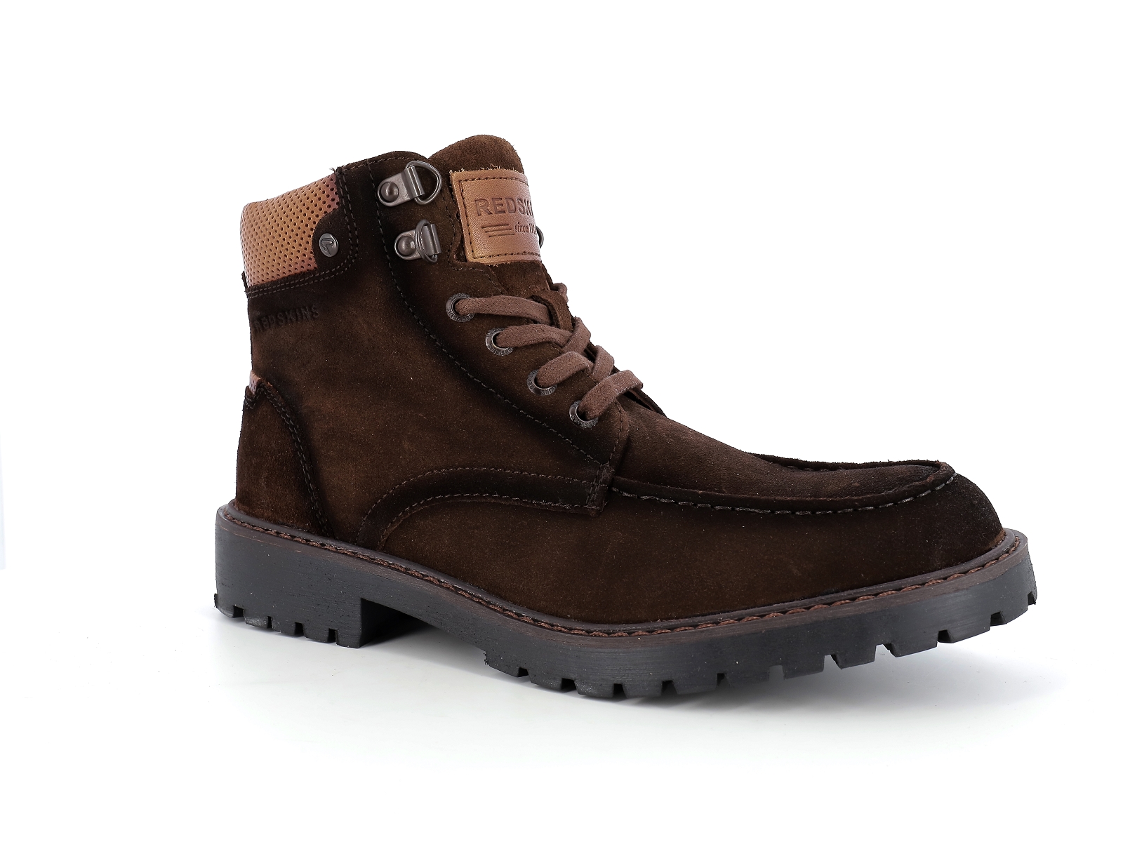 Redskins-TEMPLE Nubuck Marron Moyen