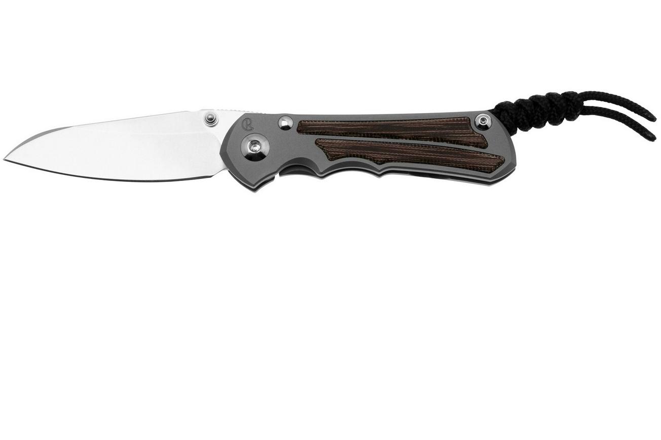 Chris Reeve Small Inkosi SIN-1126 Natural Insingo CPM-Magnacut, Glass Blasted Micarta Inlay, zakmes