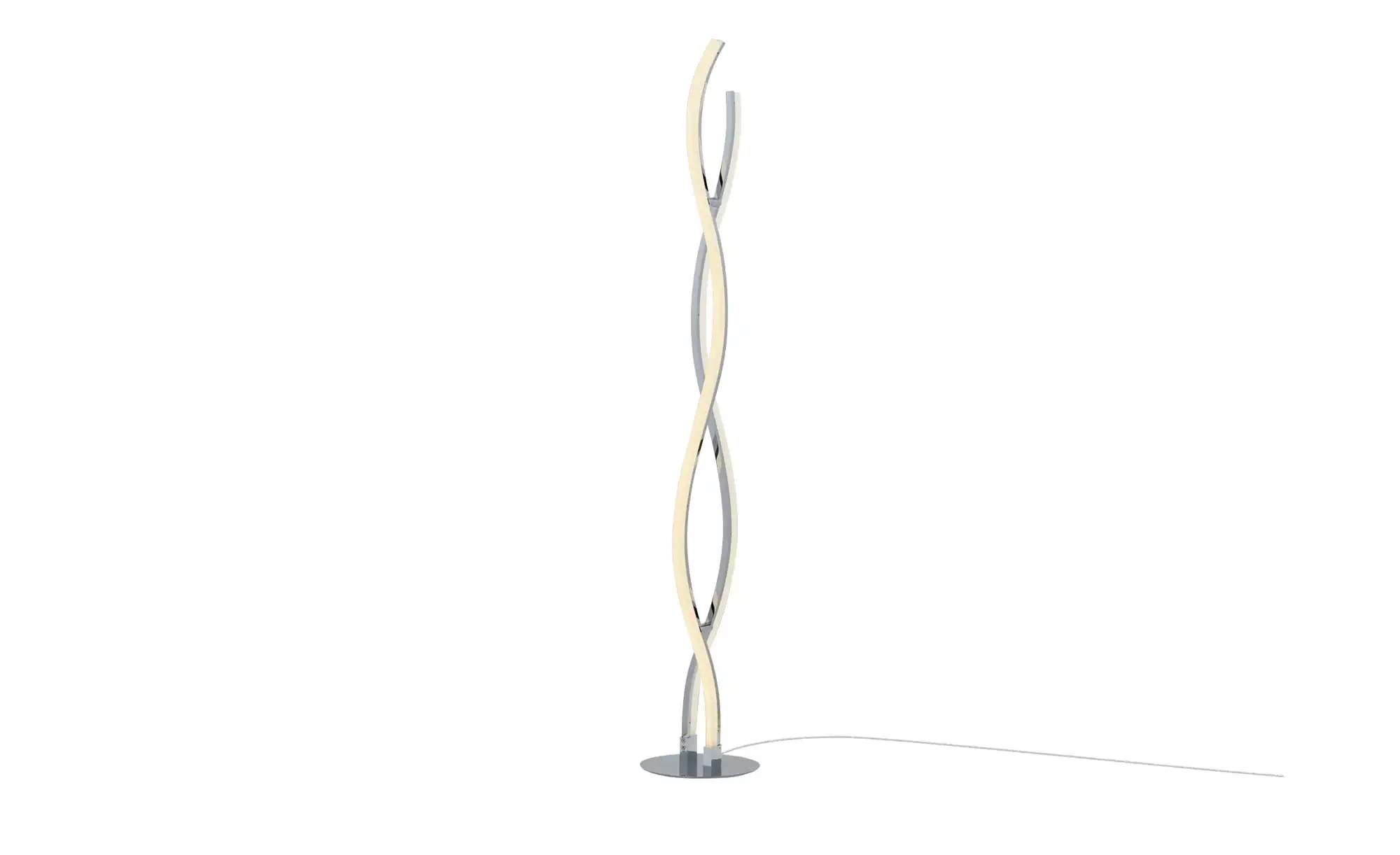 KHG LED-Stehleuchte, chrom `Wavy`