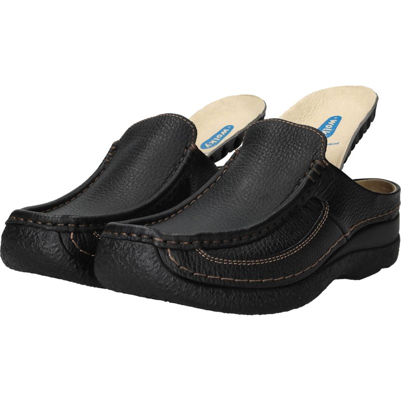 Wolky Bounce Muiltjes Zwart Dames