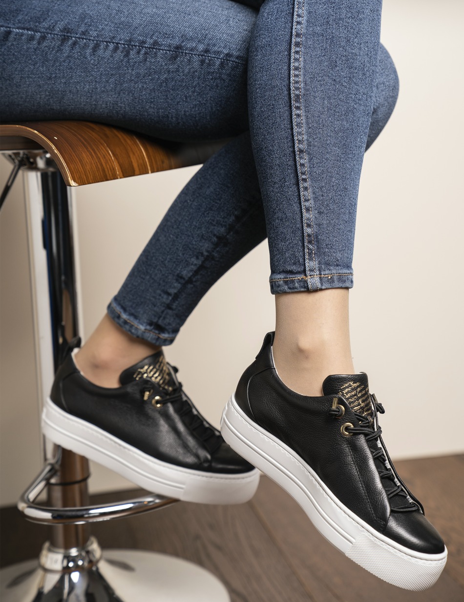 Glattleder Sneaker