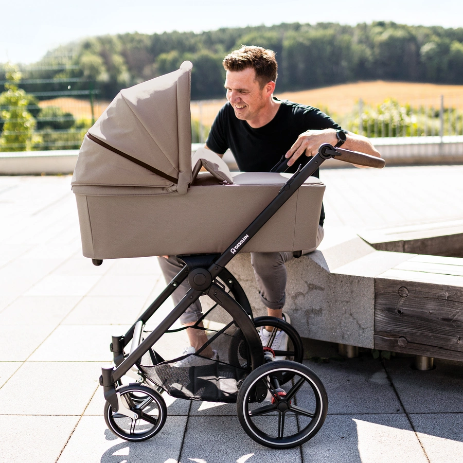 GESSLEIN Kombikinderwagen FX4 Life mit Handbremse, sand