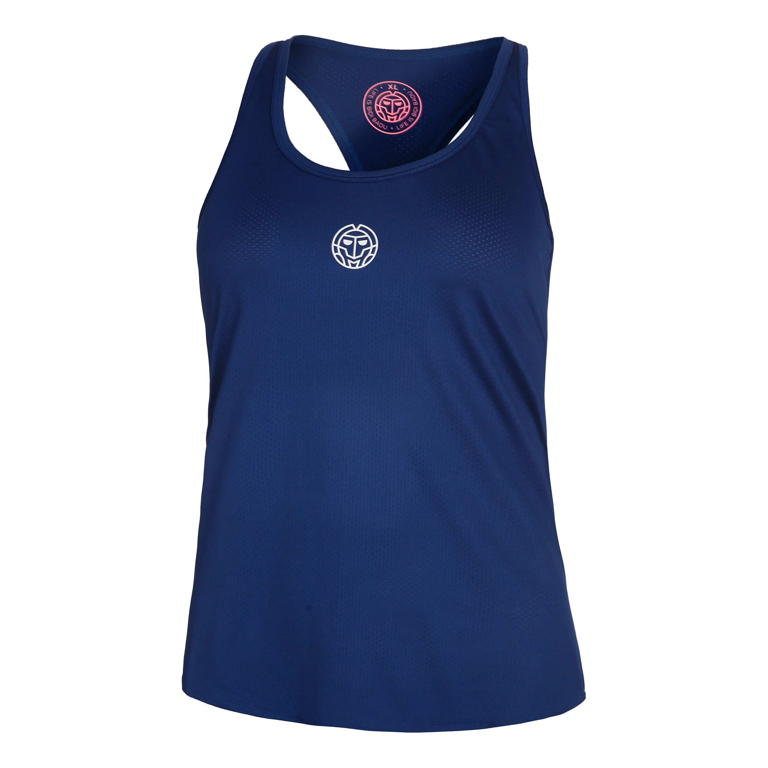 BIDI BADU Mea Tech Débardeur Tank Top Femmes - Bleu Foncé , Blanc