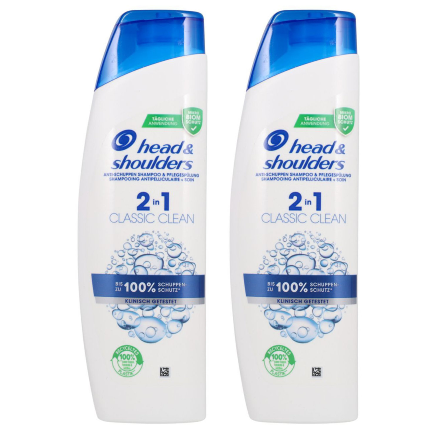 Head & Shoulders Haarschampoo 2in1 classic clean 2x 250ml