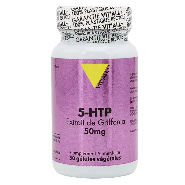 Vit'all+ 5-HTP 50mg 30 cápsulas vegetais