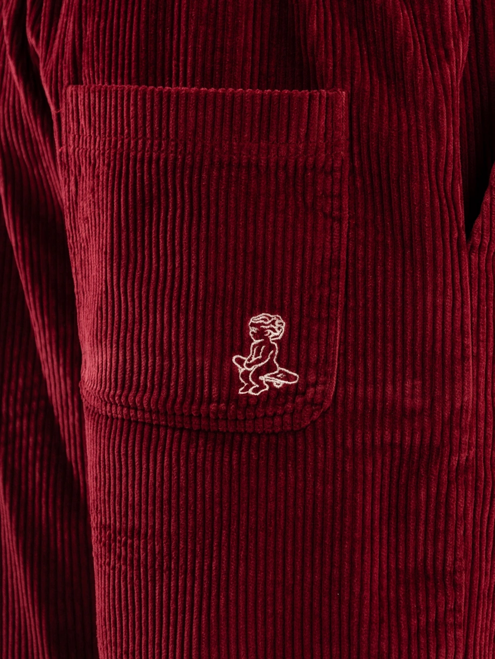 Ementa SB Magoado Cord Shorts burgundy