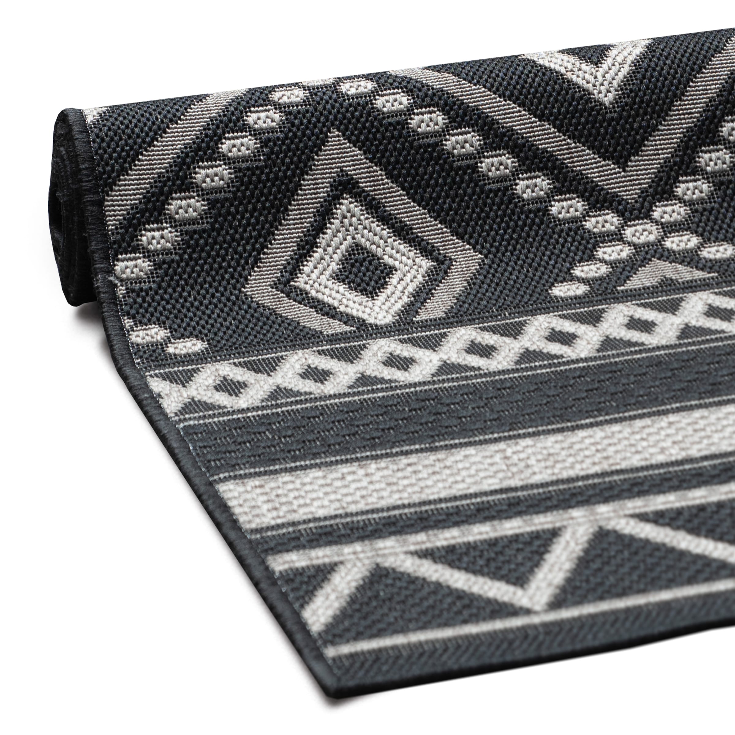 my home Teppich »Toronto auch als Läufer erhältlich« rechteckig 3 mm Höhe In- und Outdoor geeignet, Sisal-Optik, Wetterfest & UV-beständig, Boho