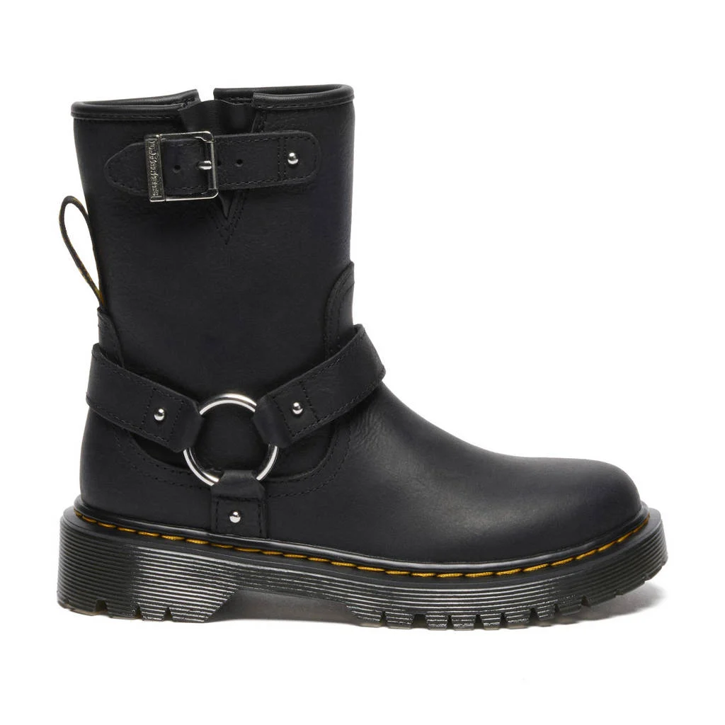 Dr. Martens Genaya Jleren bikerboots zwart