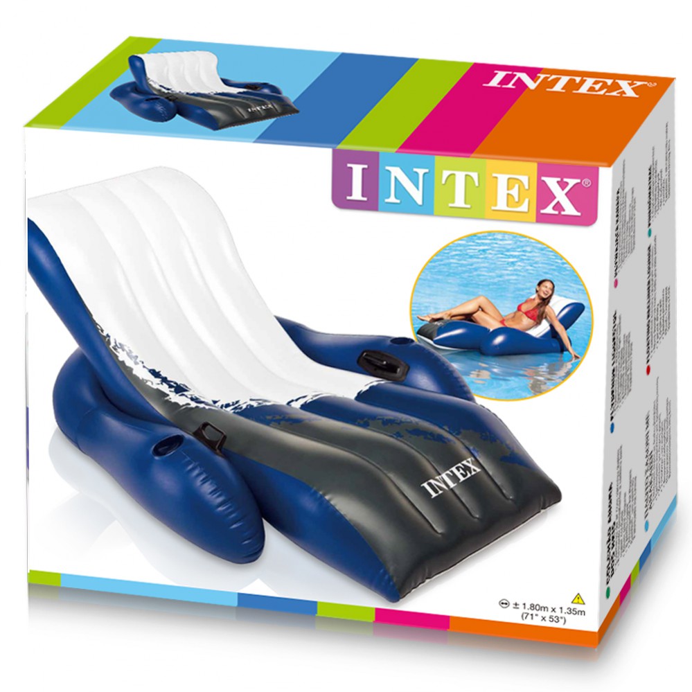 Cadeira de almofada inflável Intex Sport Lounges