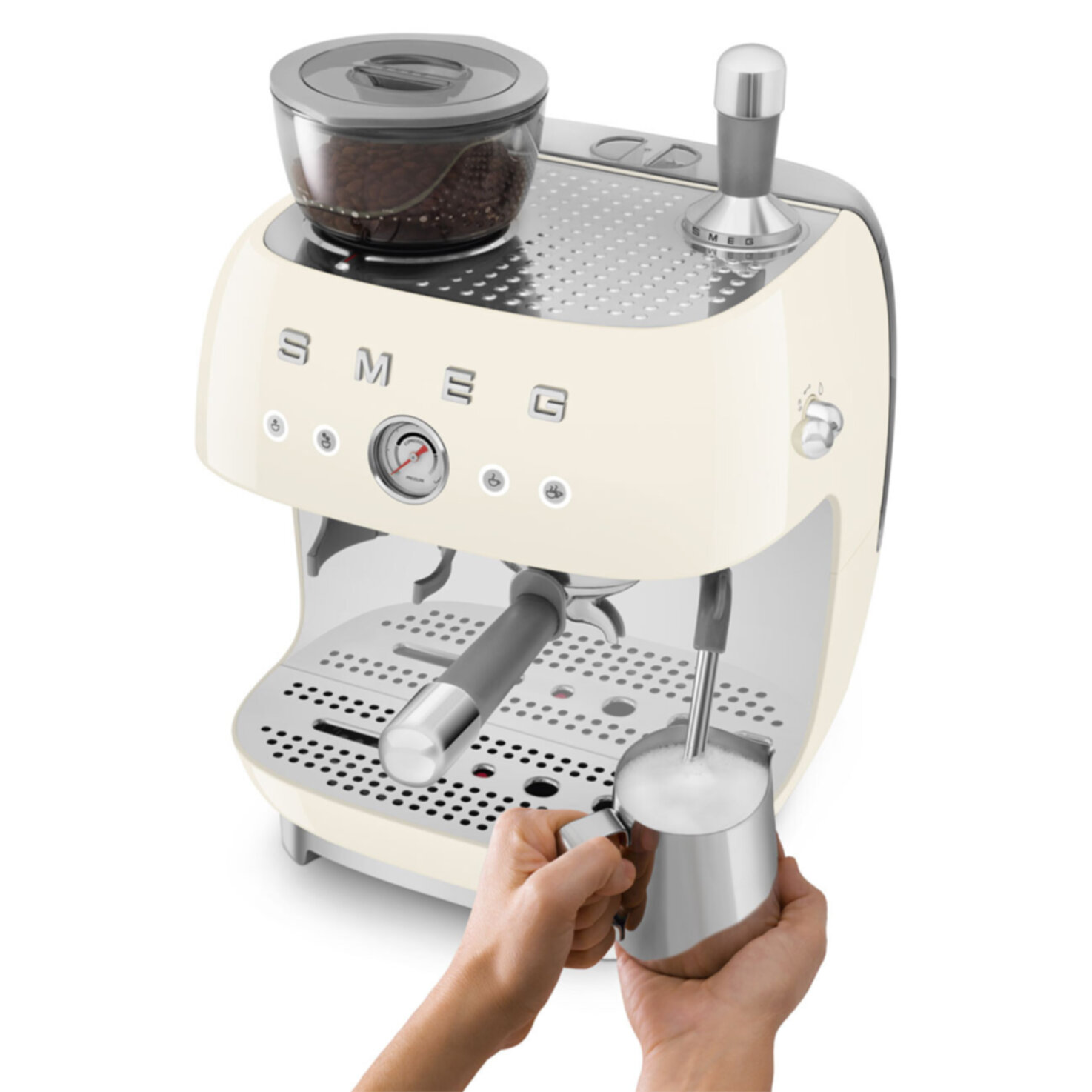 Smeg Espressomaschine EGF03CREU Crème