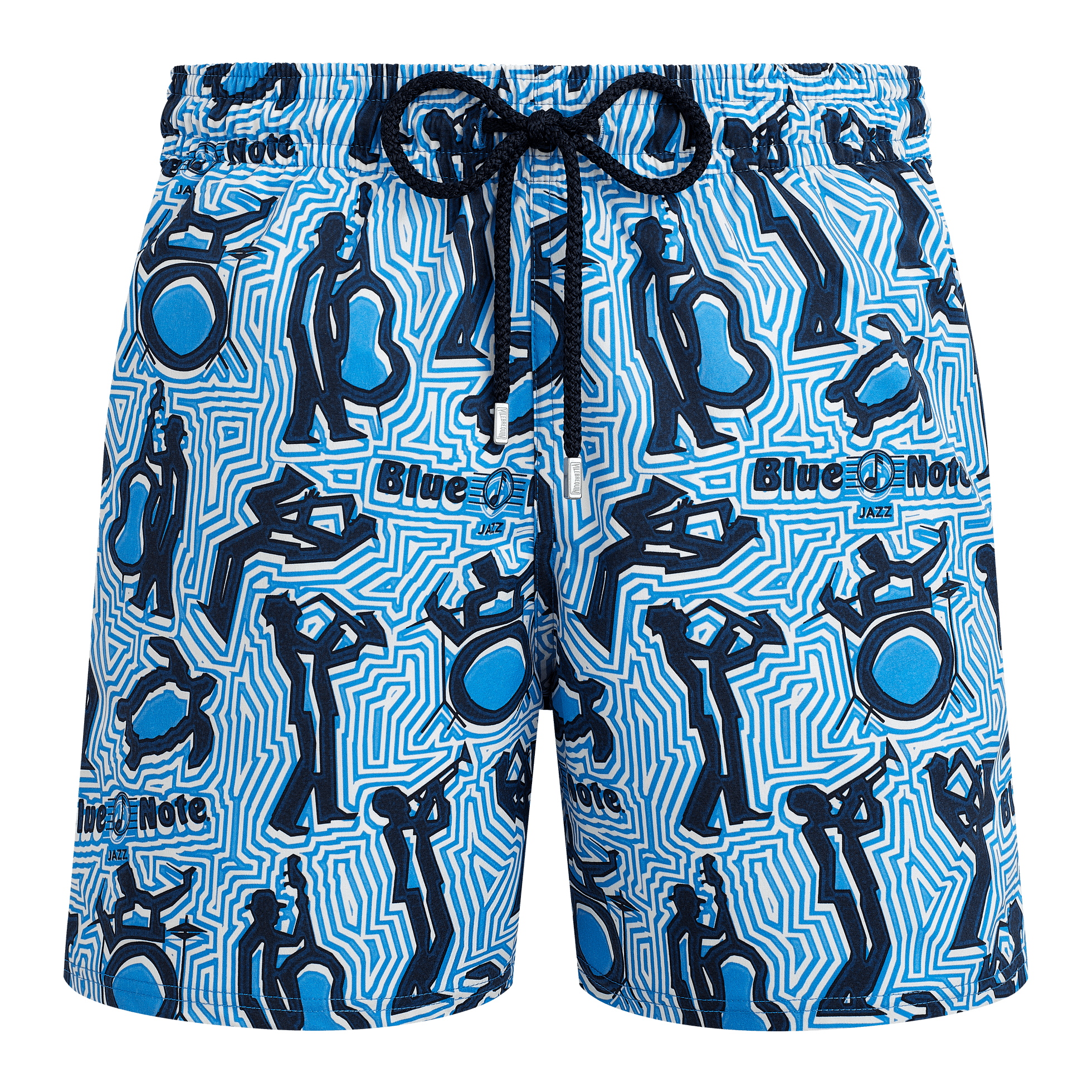 Maillot de bain court stretch homme - Vilebrequin x Blue Note | Site Vilebrequin | MSOZAF13
