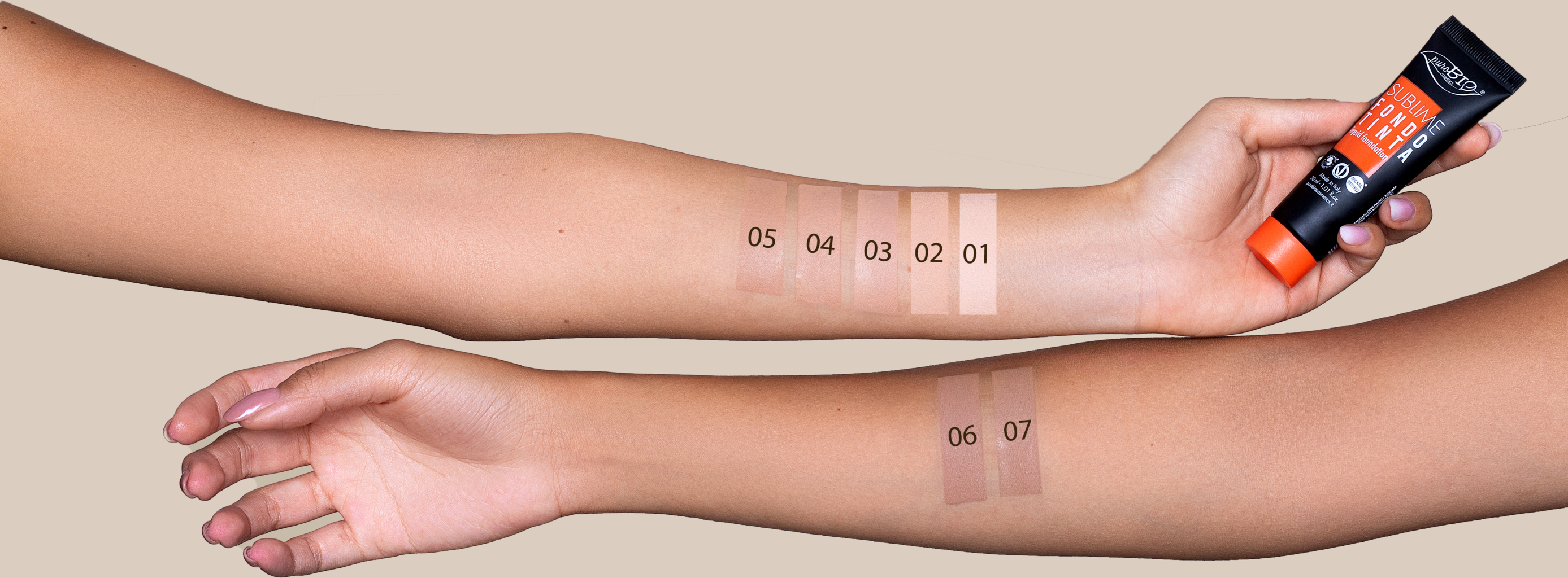 puroBIO cosmetics  Sublime Liquid Foundation, 02 (30 ml)