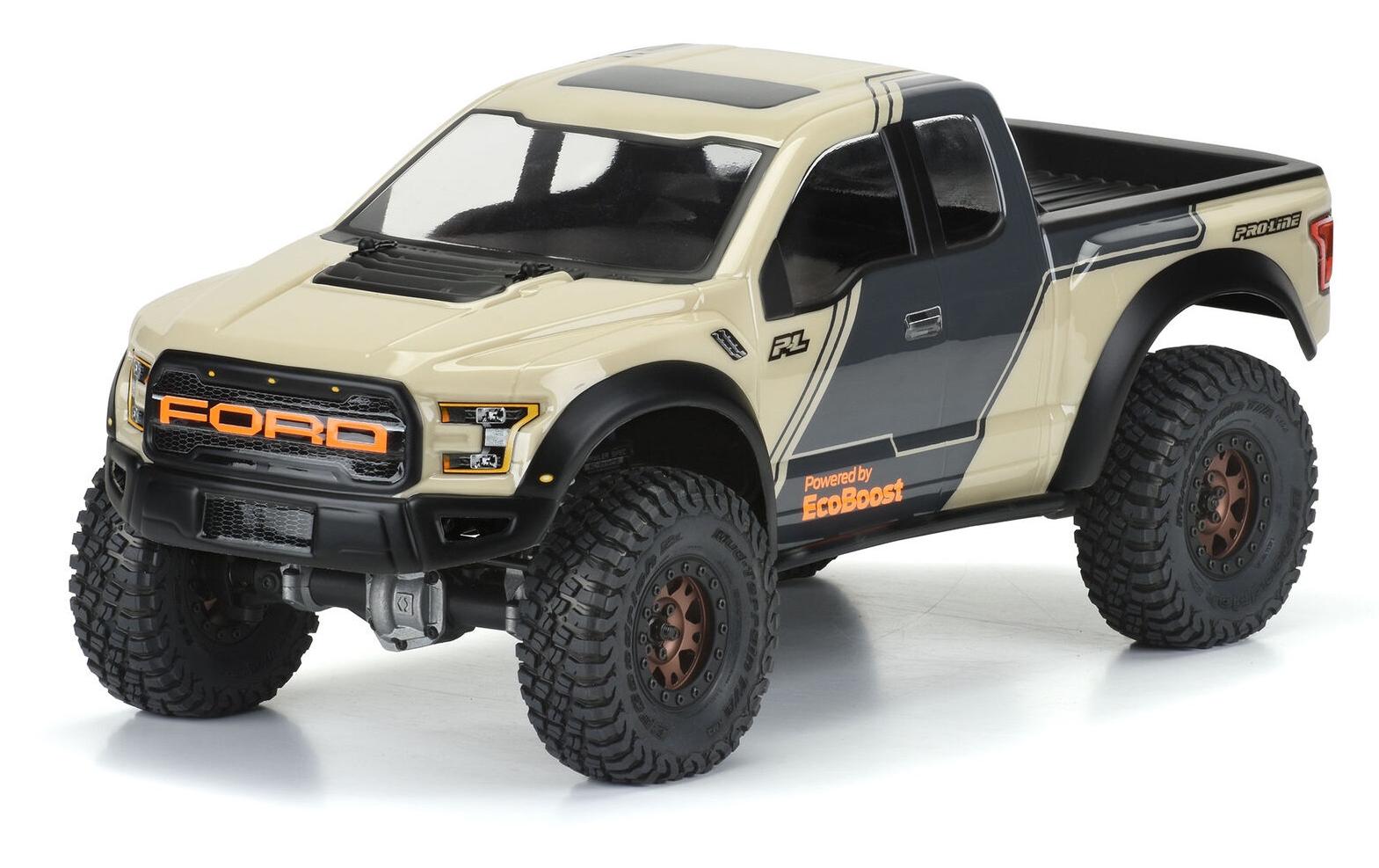 Karosserie Ford F-150 Raptor 2017 unlackiert, 1:10Karosserie für Crawler mit 313 mm Radstand