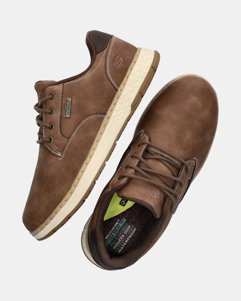Skechers Garlan - Pryor Lage sneakers  - bruin