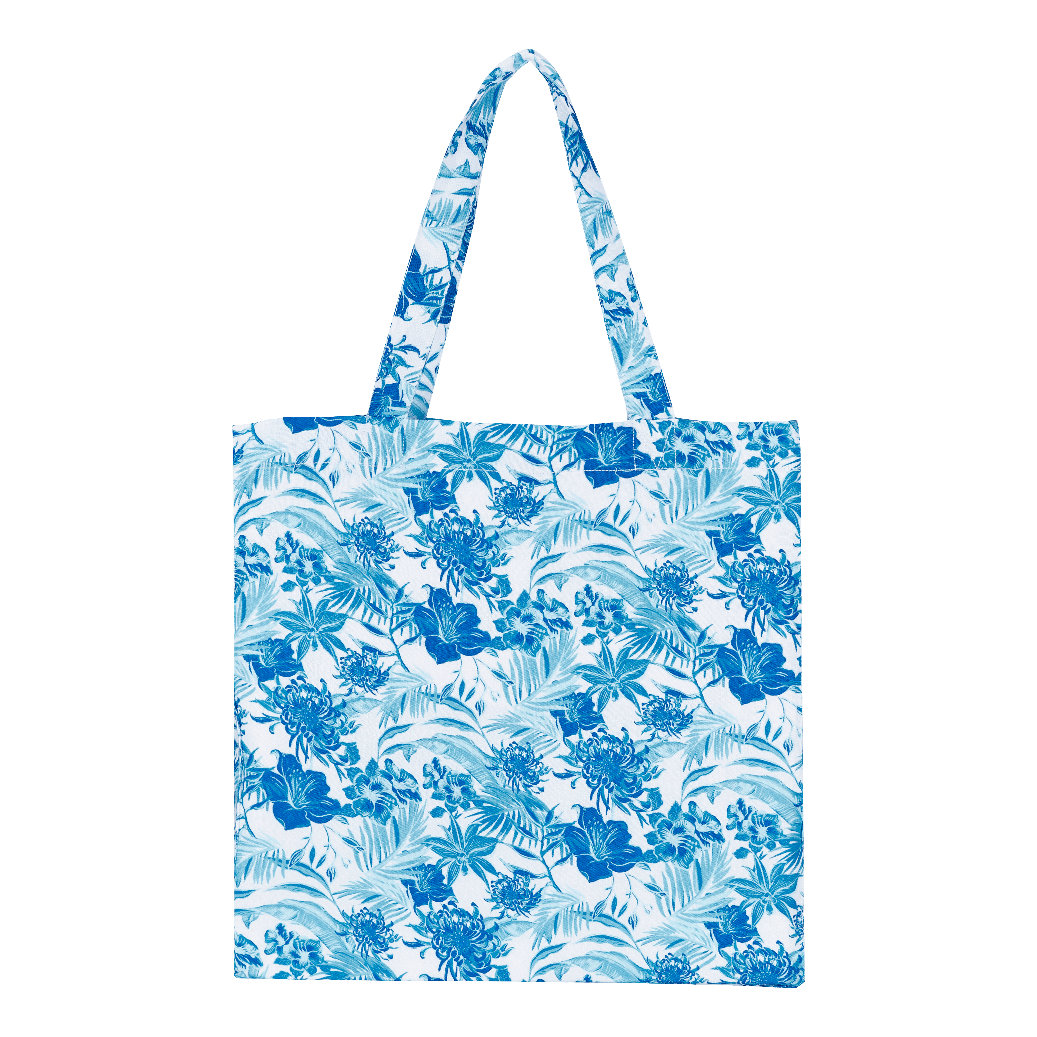 Tote bag de Plage en Lin Unisexe Tahiti Flowers