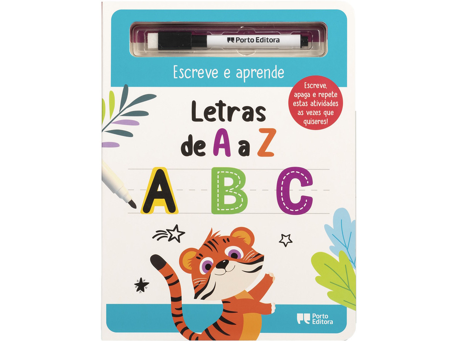 LIVRO ESCREVE E APRENDE LETRAS DE A A Z