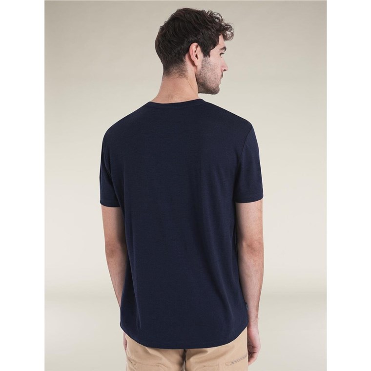 Icebreaker M Mer 150 Tech LiteIII SS Tee Midnight Navy